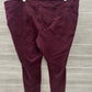 Mossimo Size 18 Burgundy Womens Pants