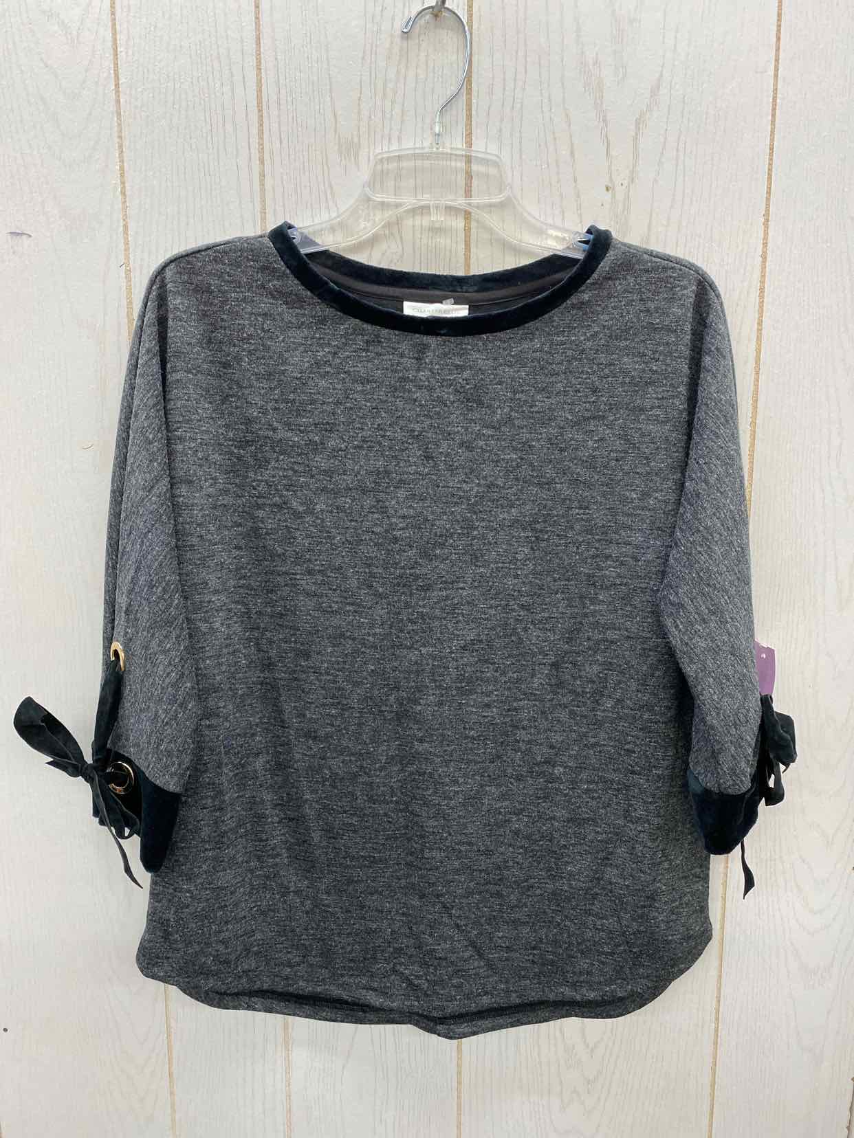 Charter Club Gray Womens Size M/P Shirt