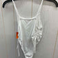 White Womens Size Small Bodysuit