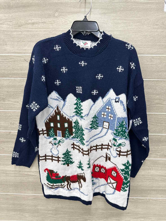 Size M Blue Womens Sweatshirt