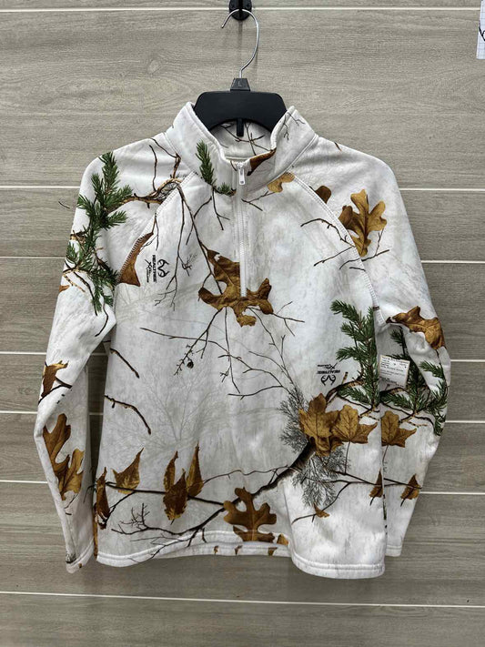 RealTree Size M White Womens Sweatshirt