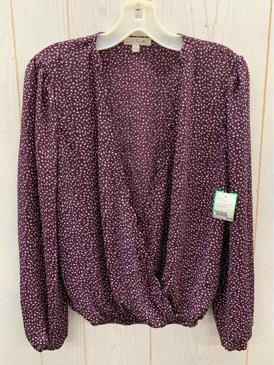 Nine Britton Purple Womens Size Small Shirt