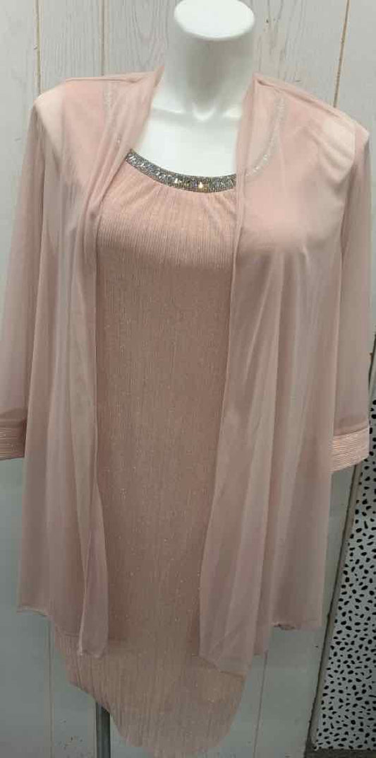 R&M Richards Pink Womens Size 12 Dress