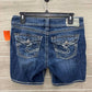Silver Blue Womens Women Size 6 Shorts