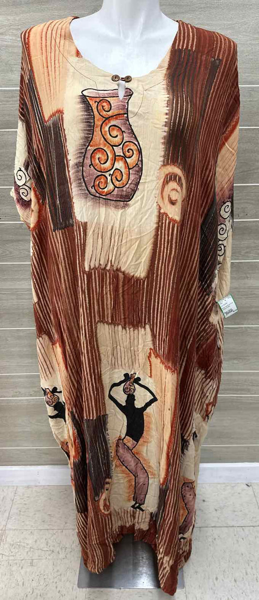 Tan Womens Size 12/14 Dress
