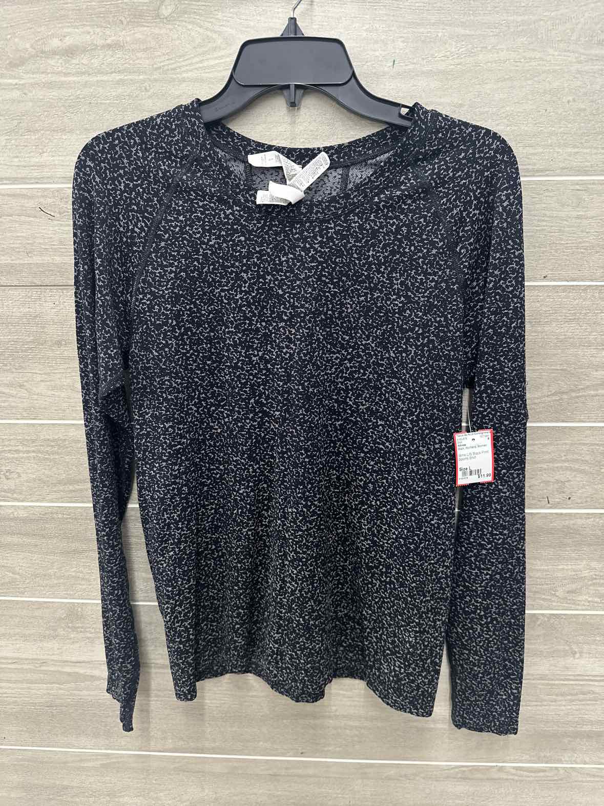 Athleta Size L Black Womens Shirt