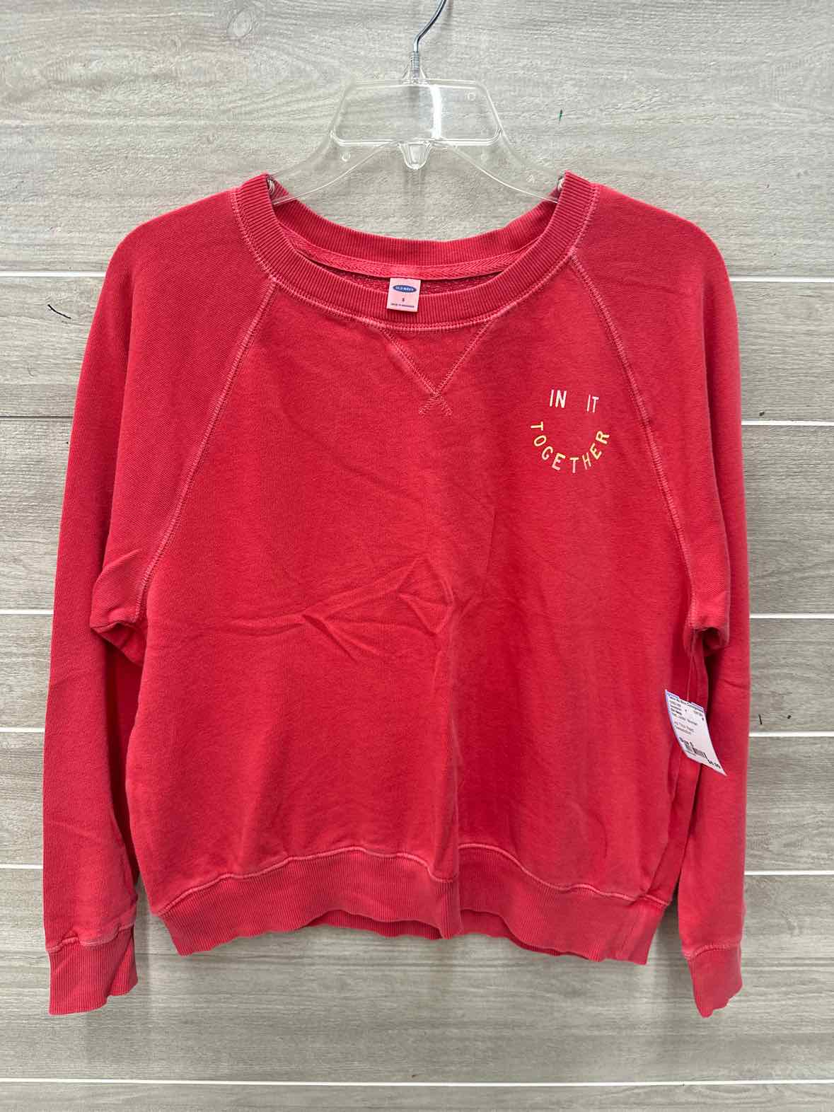 Old Navy Size S Red Junior Sweatshirt