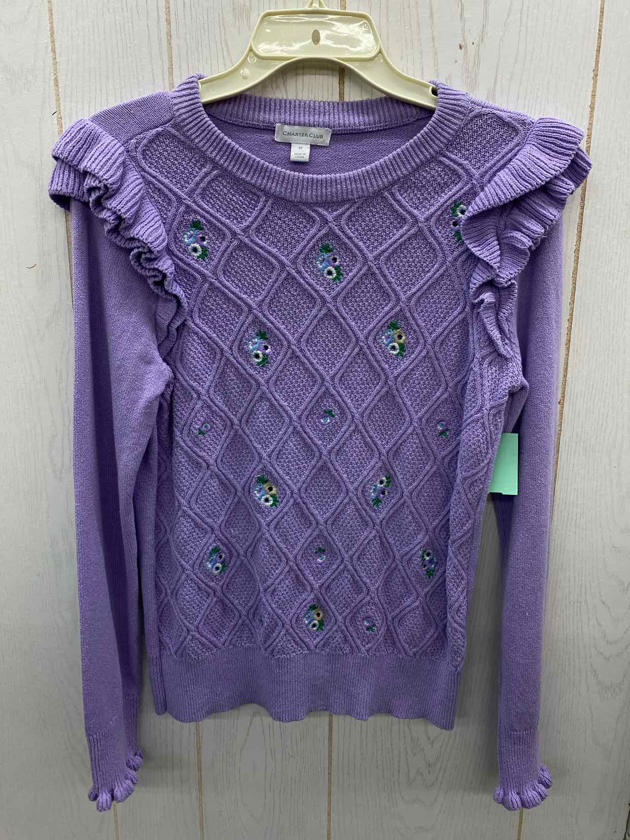 Charter Club Purple Womens Size M Sweater