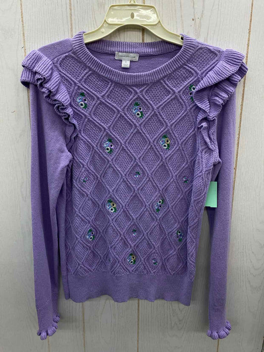 Charter Club Purple Womens Size M Sweater