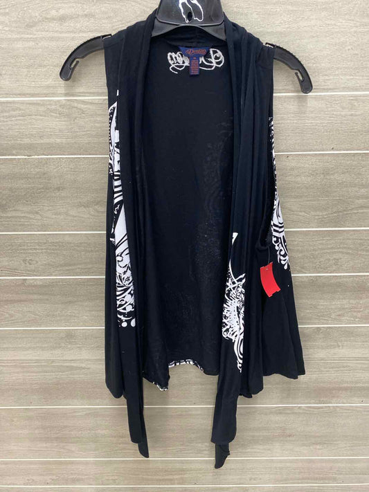 Dereon Black Womens Size 1X Vest