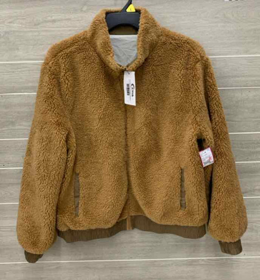 Zyia Brown Womens Size L/XL Jacket (Outdoor)