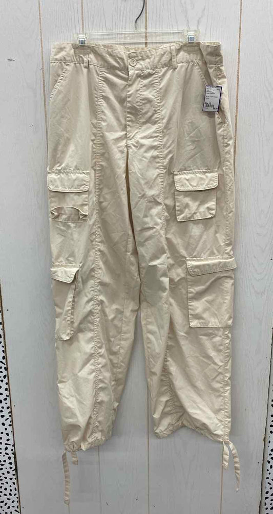 Charlotte Russe Cream Womens Size 10 Pants