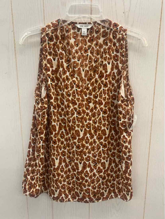 Nine West Brown Womens Size M Shirt