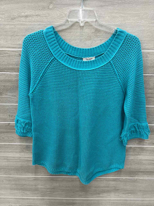 Tru Luxe Blue Womens Women Size M/L Sweater