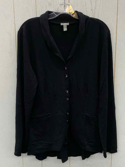 J Jill Black Womens Size M/L Shirt