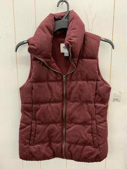 Old Navy Burgundy Womens Size Small Vest