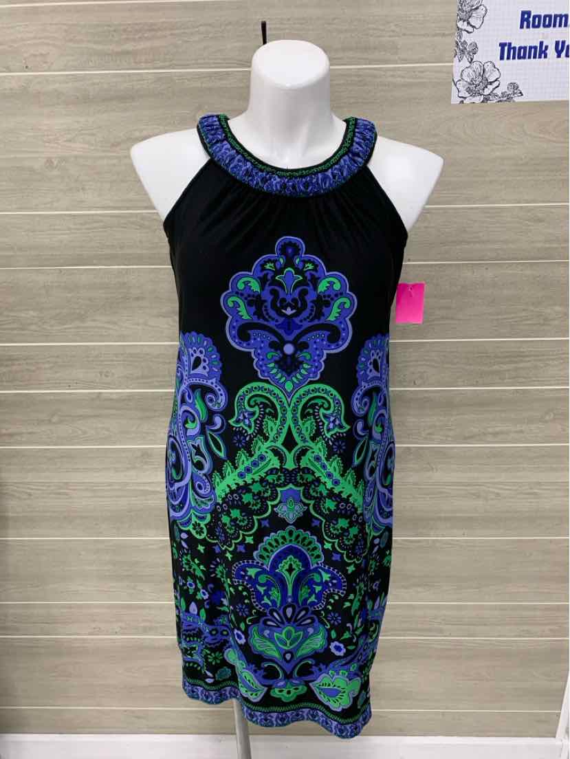 Dressbarn Black Womens Size 12 Dress