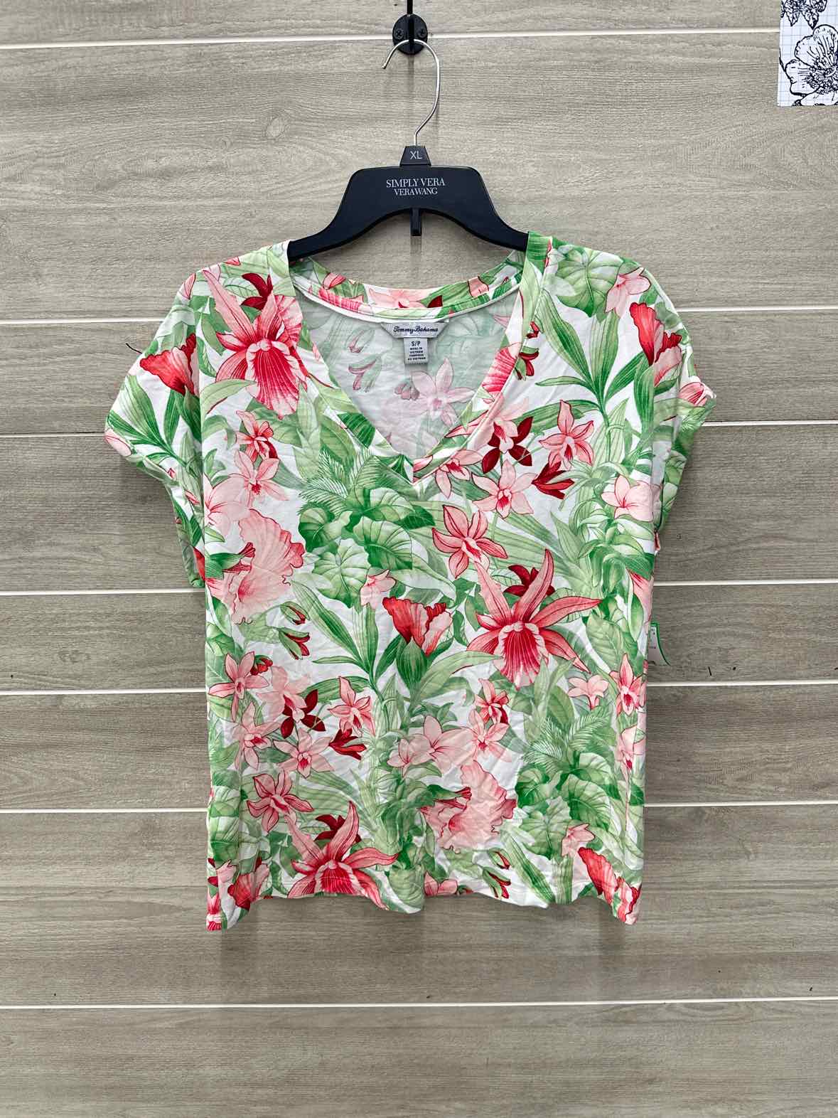 Tommy Bahama Size S Pink Womens Shirt