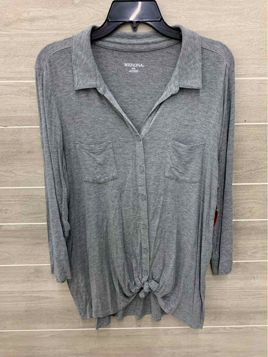 Merona Gray Womens Size 18/20 Shirt
