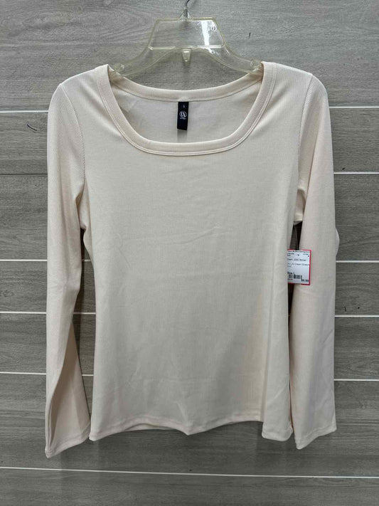 Size L Cream Junior Shirt