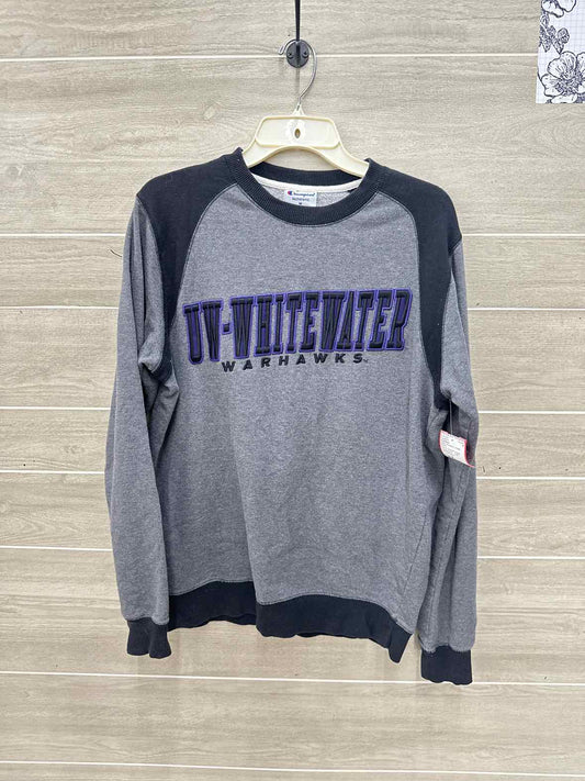 Champion Gray Womens Unisex Adults Size M Sweatshirt