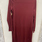 Burgundy Womens Size M Shirt