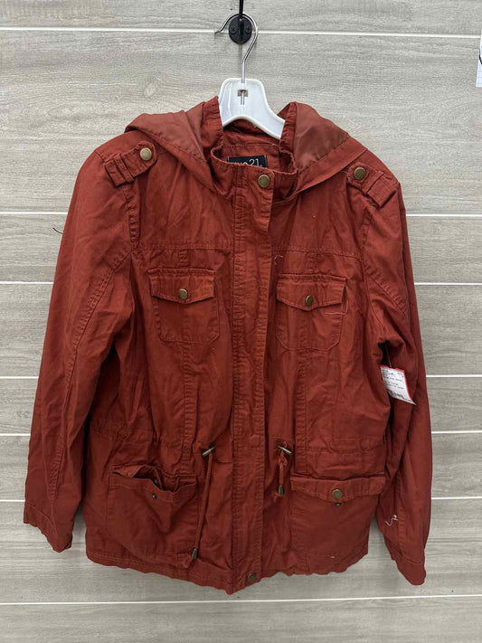 Rue 21 Orange Junior Women Size L Jacket (Outdoor)
