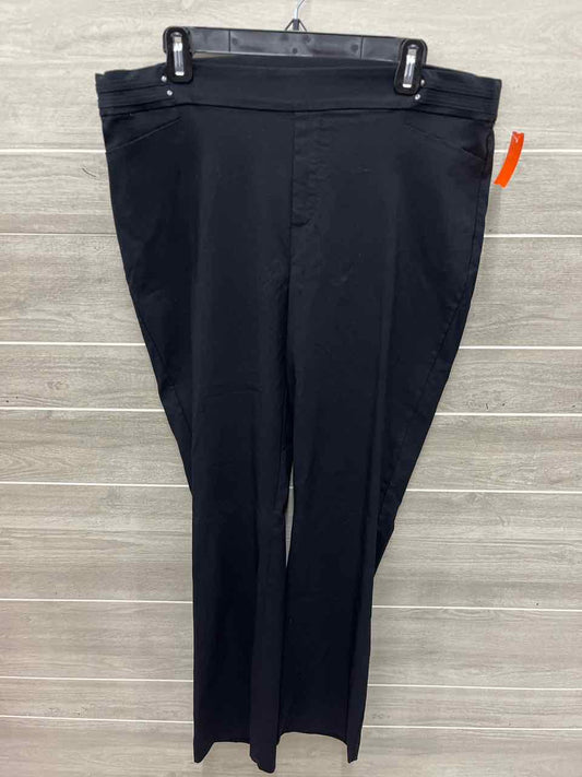 Maurices Size 16W Black Womens Pants