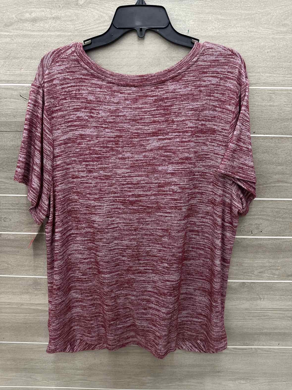 Stylus Size 1X Burgundy Plus Shirt
