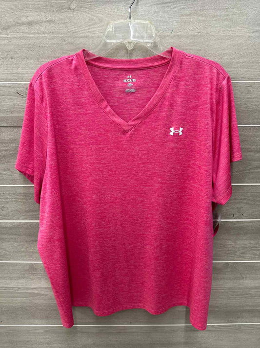 Under Armour Size 2X Pink Plus Shirt