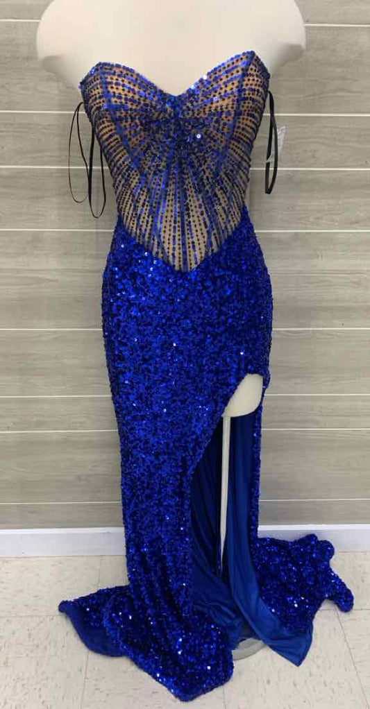 Blue Womens Size 4 Gown/Evening Wear