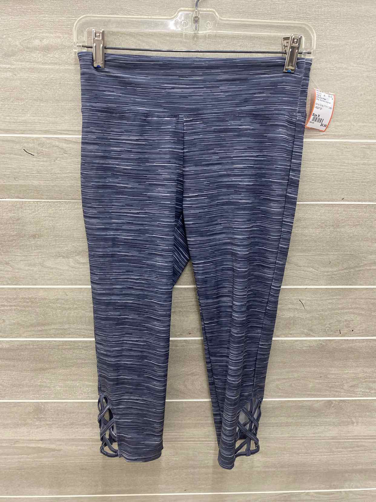 Live Love Dream Gray Womens Women Size M Leggings