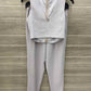 L'Artiste Gray Womens Size 6 Pant Set