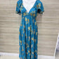 Angie Size 8 Teal Womens Dress