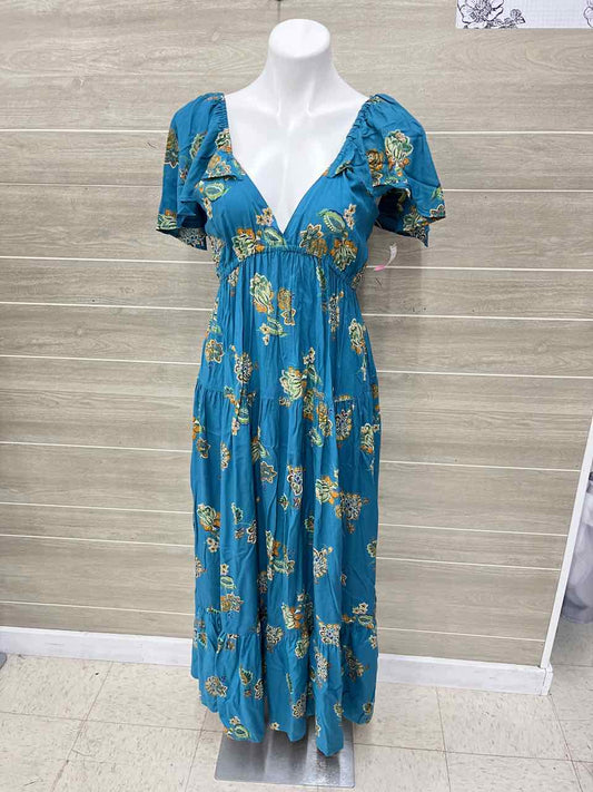 Angie Size 8 Teal Womens Dress