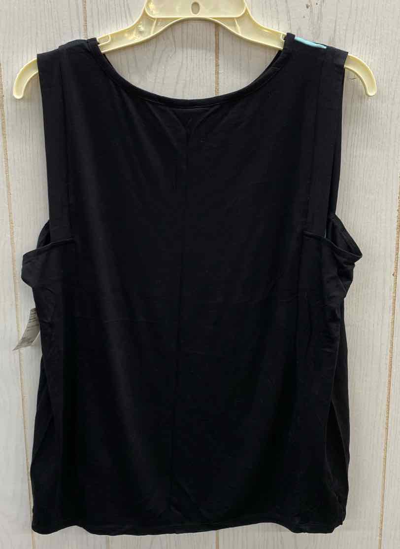 Belle & Sky Black Womens Size L Tank Top