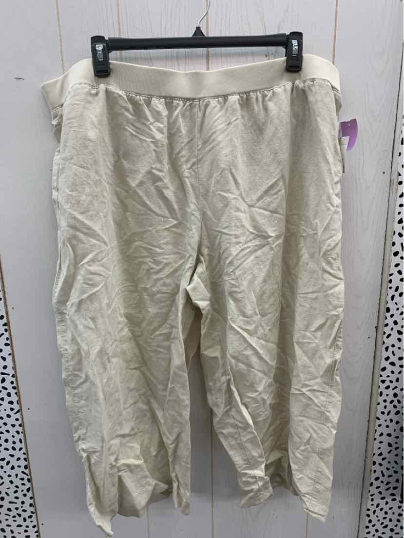 Liz Claiborne Khaki Womens Size 2X/3X Pants