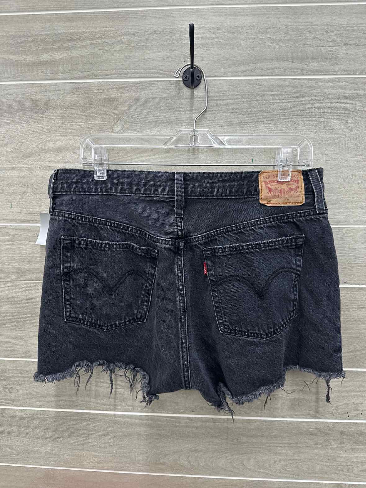 Levis Size 10/12 Black Womens Shorts