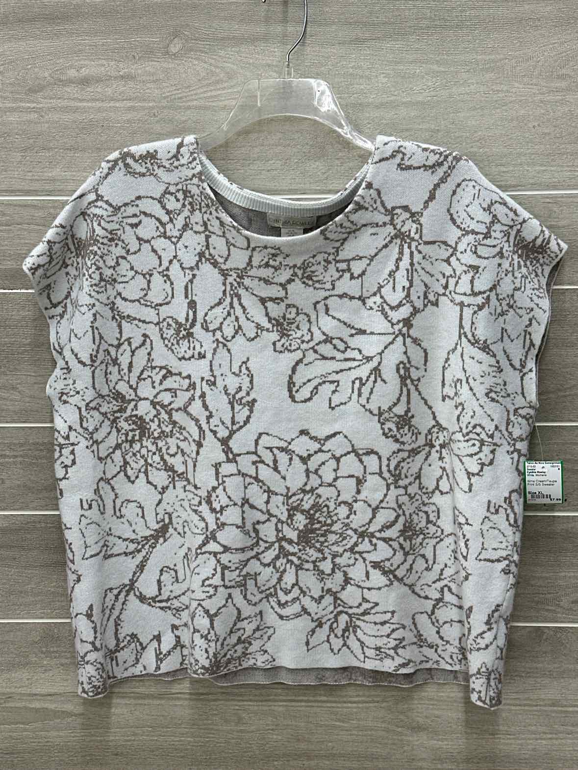 Cynthia Rowley White Womens Size XL Sweater
