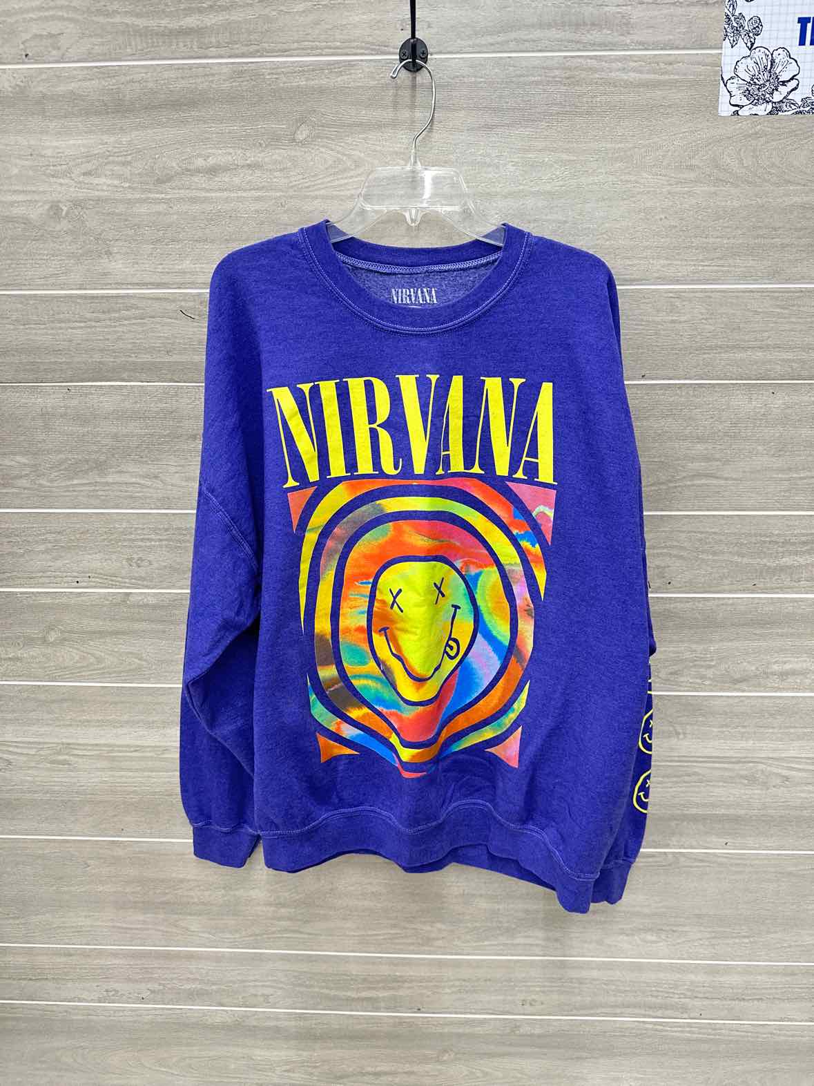 Size 1X/2X Purple Womens Sweatshirt