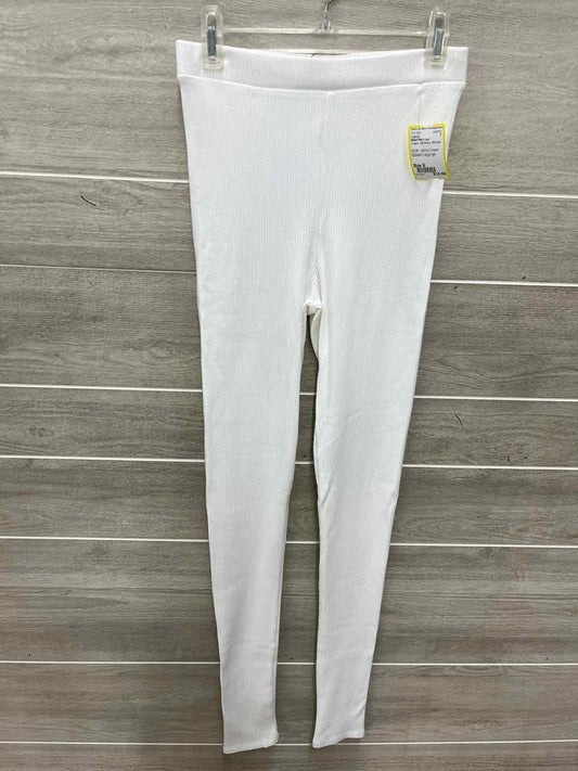 Naked Wardrobe Size S Cream Womens Leggings