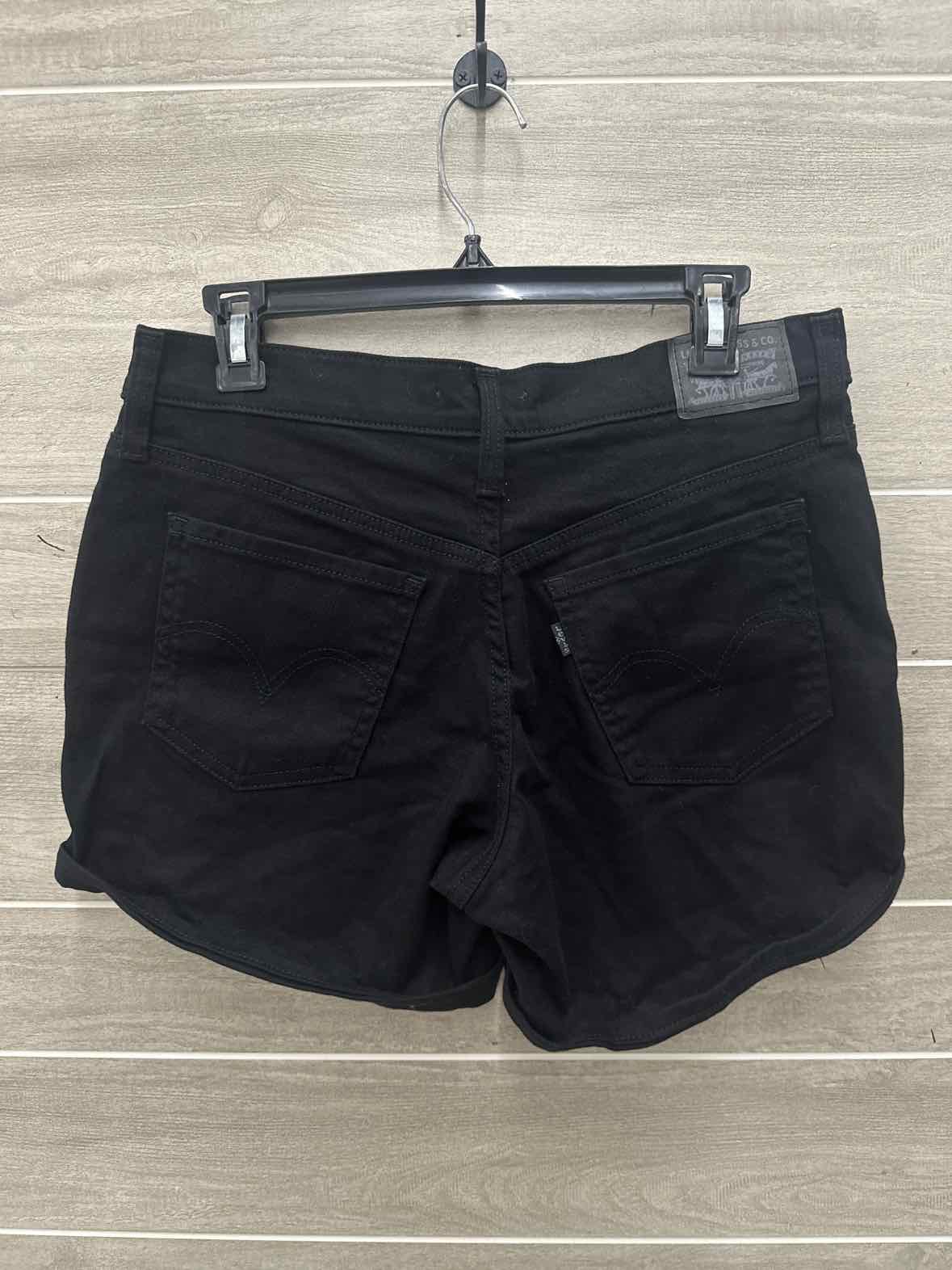 Levis Size 10 Black Womens Shorts