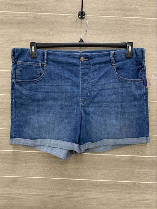 Time & Tru Blue Womens Size 20 Shorts