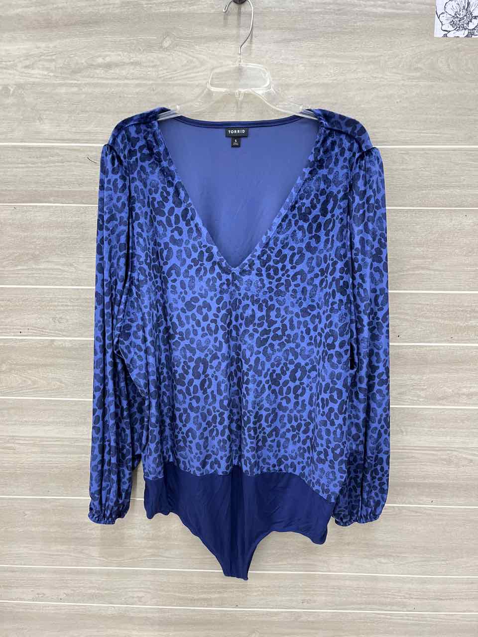 Torrid Blue Womens Women Size 5X Bodysuit