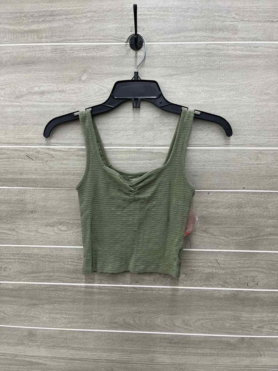 American Eagle Olive Junior Size M Tank Top