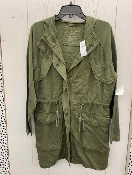 American Eagle Olive Womens Size Small Jacket (Outdoor)