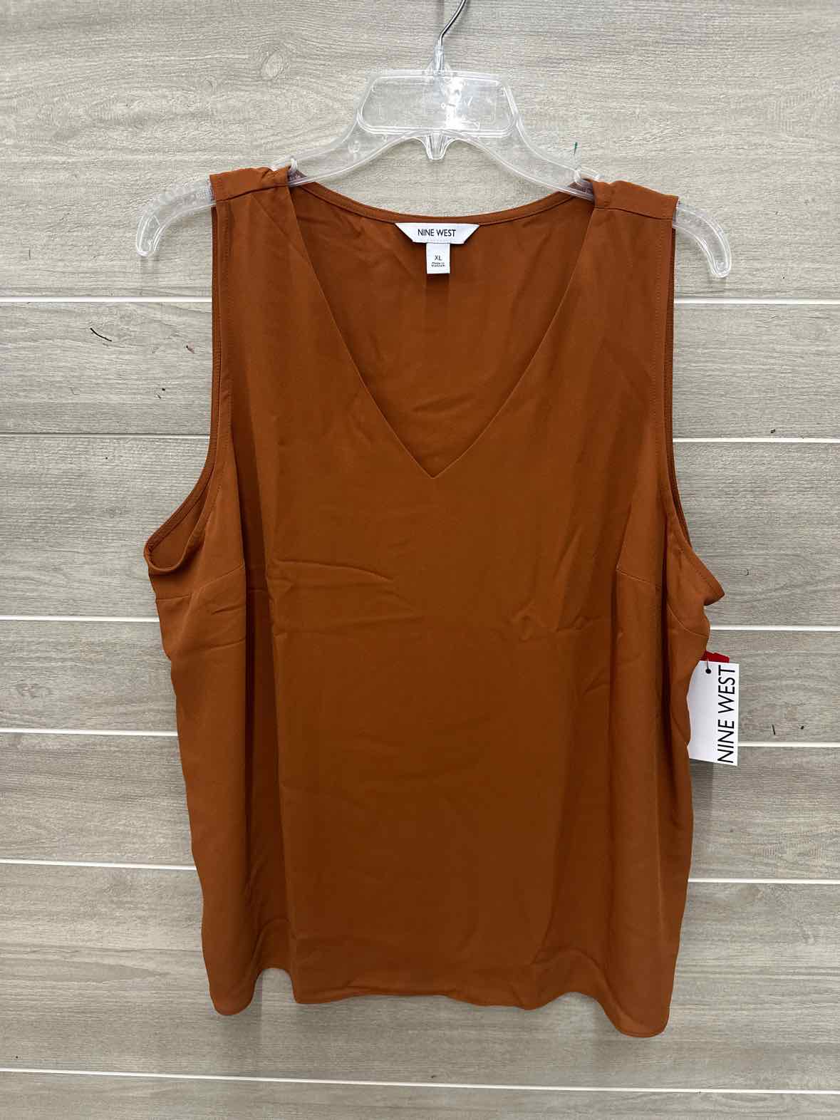 Nine West Size XL Orange Womens Tank Top
