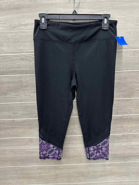 Gaiam Size M Black Womens Leggings
