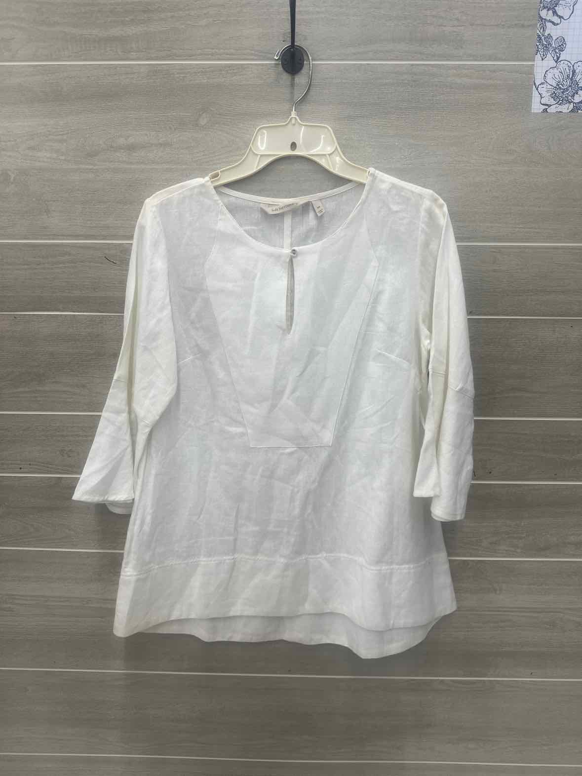Soft Surroundings Cream Womens Women Size XS/S Shirt