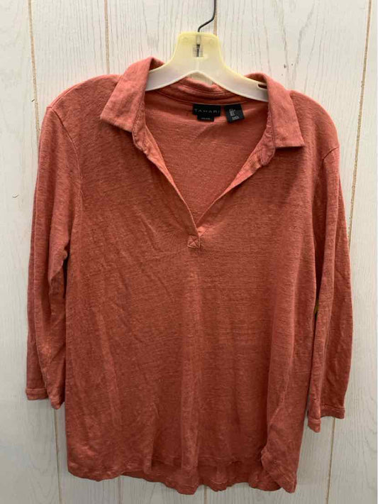 Tahari Pink Womens Size L Shirt